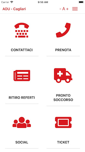AOU Cagliari - Smart Hospital Screen 2