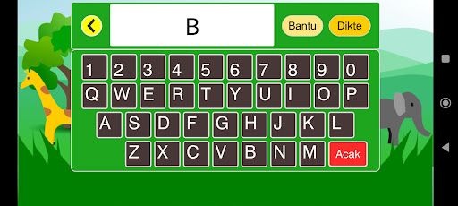 Bermain Abjad Keyboard Screen 3