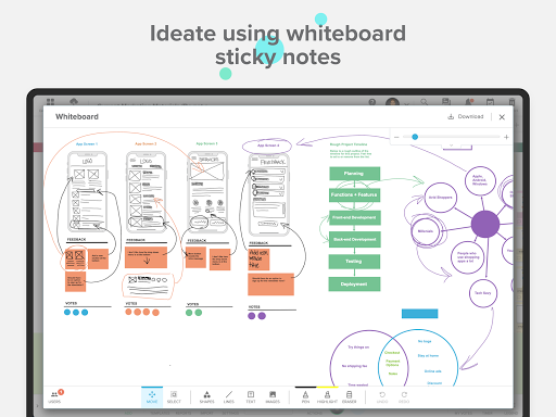 Screenshot of Stormboard