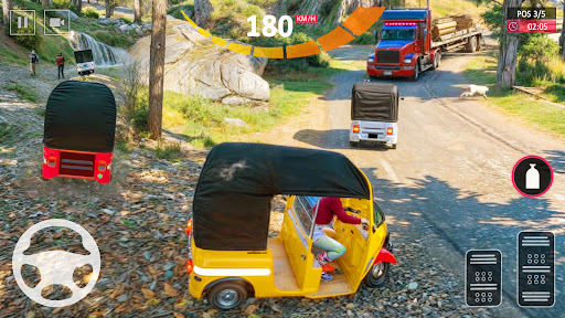 Android application Tuk Tuk - Auto Rickshaw Game screenshort