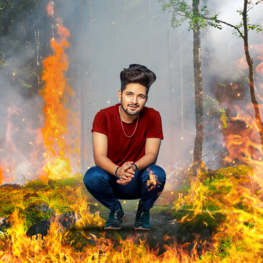 Fire photo frames with editor Scarica su Windows