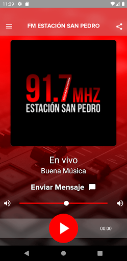 Android application Fm Estación San Pedro screenshort