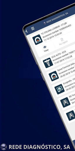 Android application Rede diagnóstico clínicas screenshort