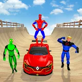 Superhero Car Stunt Car Racing icon