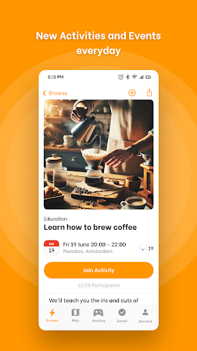 Android application Bustl screenshort