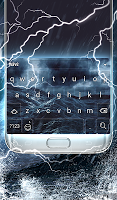 screenshot of Stormy Sea Keyboard Wallpaper