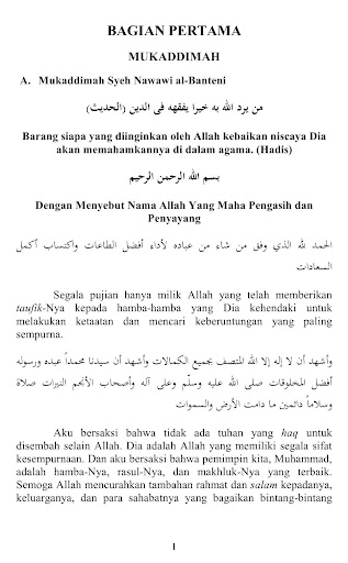Terjemahan Kasyifatu As-Saja 1 Screen 3