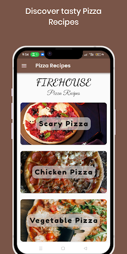 Android application Pizza Recipes (Offline) screenshort