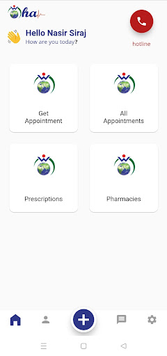 Android application World Health Aid screenshort