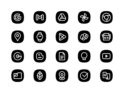 Blaux Black - Icon Pack Screen 3