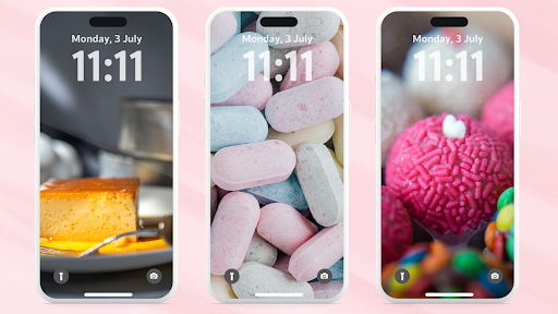 Sweet Aesthetic Lockscreen