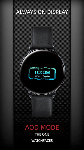 Tech Blue For Wear OS Screen 3
