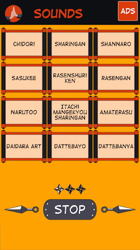 Jutsu Test & Naru Soundboard Screen 2