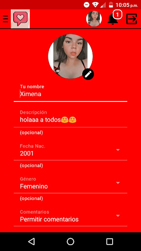 Chat Amor y Amistad Screen 2