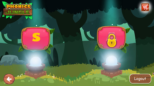 Android application Phonics Jungle screenshort