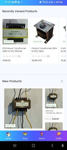 Yashika Shop Screen 2