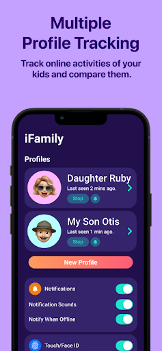 iFamily - Last Seen Tracker Screen 2