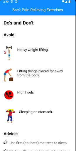 Back Pain Relieving Exercises Screen 3