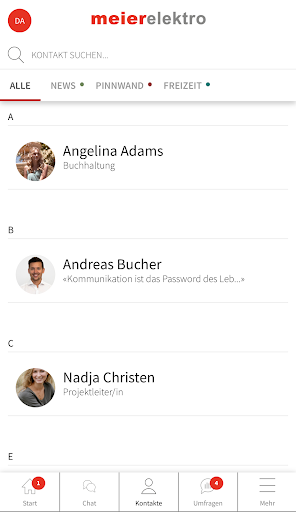 meiApp Screen 2