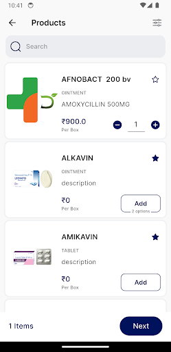 Pharma Demo App Screen 3