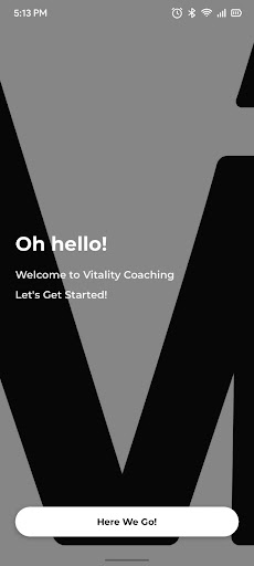 Android application Vitality Coaching screenshort