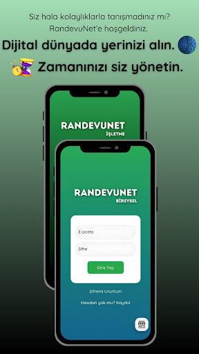 Android application RandevuNet screenshort