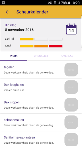 Bewonersapp Screen 2
