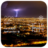 Querétaro weather widget/clock icon