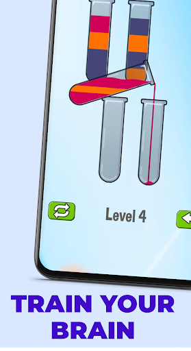 Screenshot of Water Sorting  - Color Sort