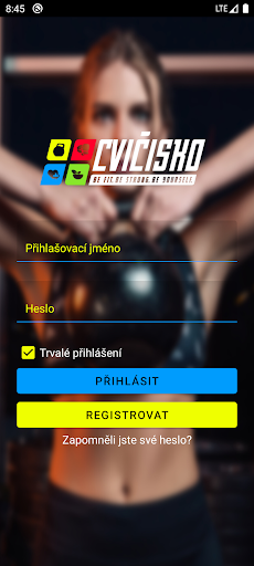 Android application CVIČISKO screenshort