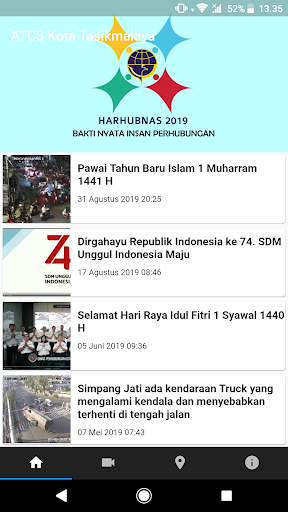 Android application ATCS Kota Tasikmalaya screenshort