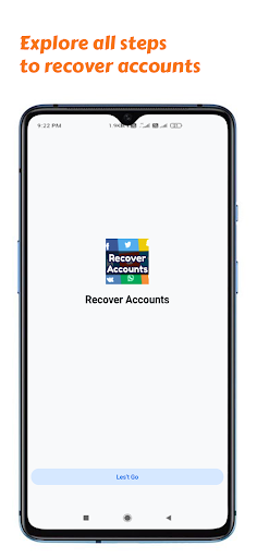 Android application Recover Accounts : How & Tips screenshort