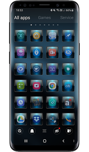 Theme Launcher - Dusk Blue