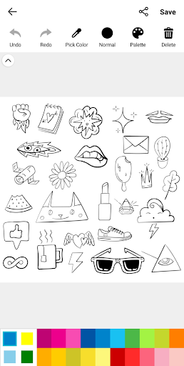Doodle Coloring Book Screen 2