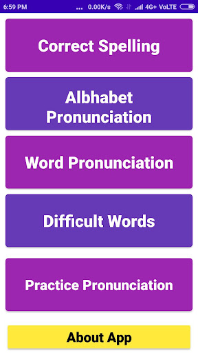 Android application Correct Spelling Check App screenshort