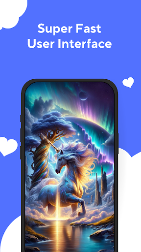 Screenshot of Magical Unicorn Wallpapers 4K