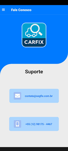 Android application MeuCarfix screenshort