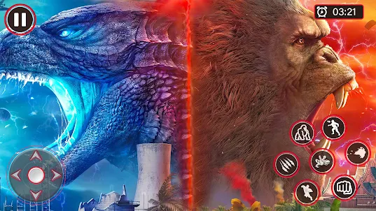 King Kong Godzilla Fight Game