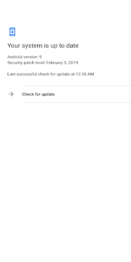 check update , software Screen 2
