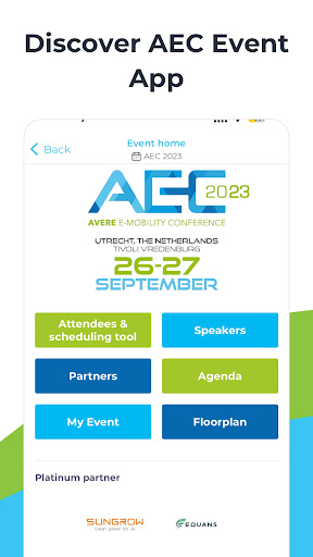 Android application AEC Conference screenshort