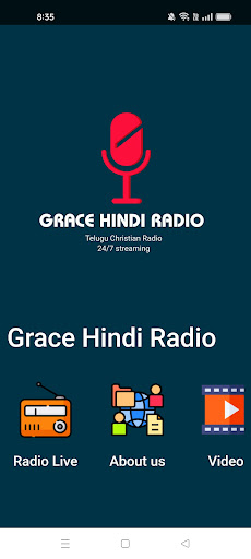 Android application Grace Hindi Christian Radio screenshort