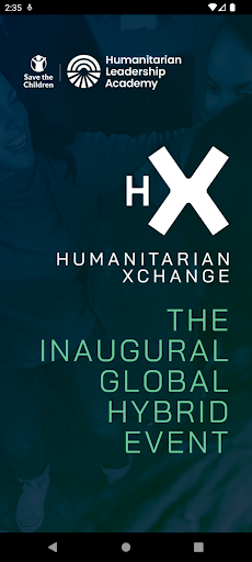 Android application Humanitarian Xchange screenshort