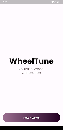 Android application WheelTune screenshort