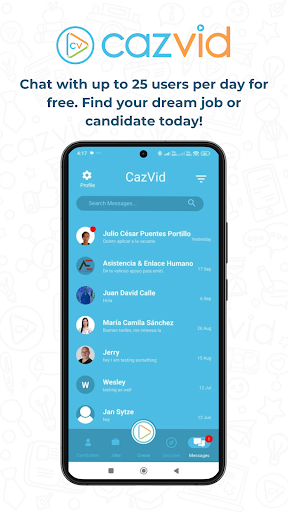 Screenshot of CazVid - Job & Resume Videos