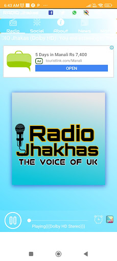 Radio Jhakhas Screen 2