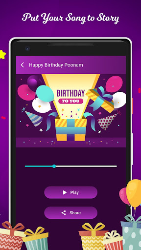 Birthday Song Maker With Name Screen 3