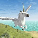 Flying Unicorn Simulator Free icon
