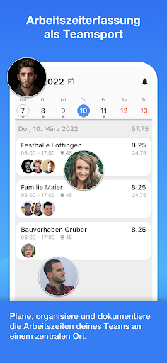 Achim App Arbeitszeiterfassung Screenshot 1 - AppWisp.com