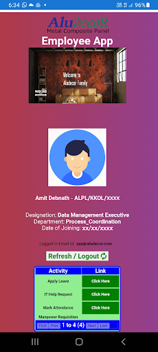 Android application Aludecorian screenshort