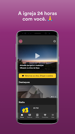 Android application IEGV - Igreja screenshort